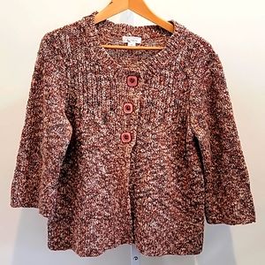 CHRISTOPHER & BANKS | Mauve rose pink | Swing style Sweater | M